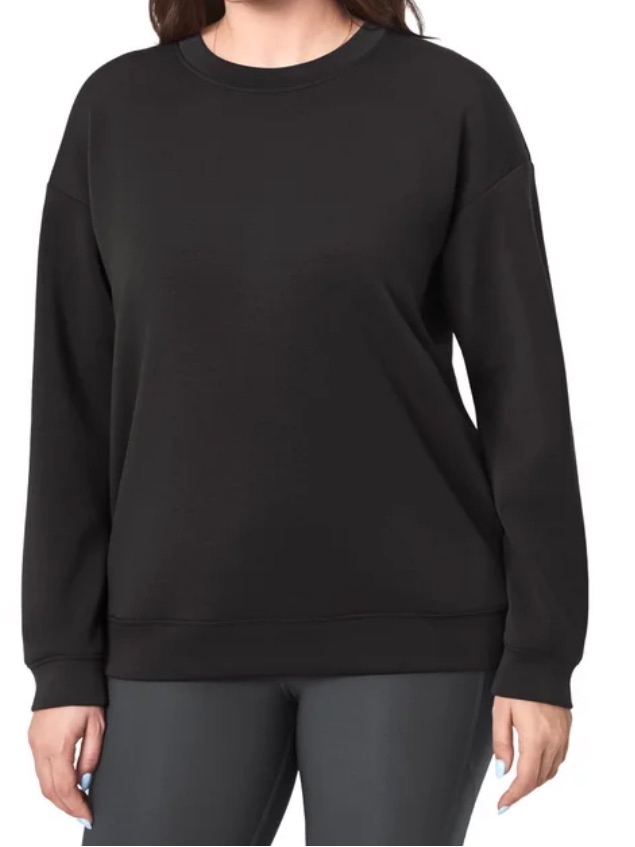 Mondetta Black Crewneck Sweatshirt